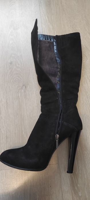 Сапожки з натуральної замші,зимові