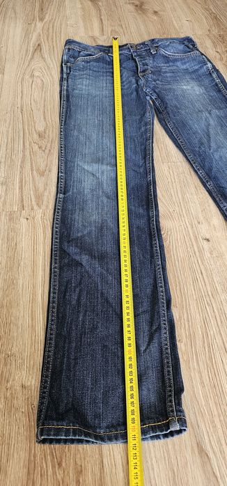 Wrangler spodnie dżinsowe męskie rozmiar W33 L36 granatowe
