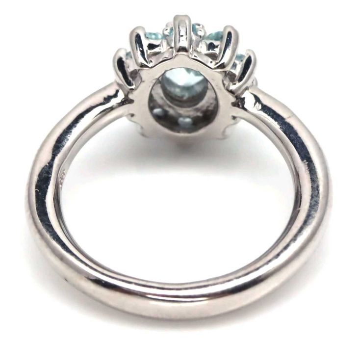 Pierścionek Srebrny 925 Naturalny Topaz R 11