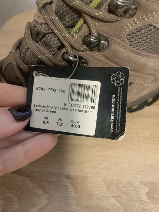 Трекенгові ботінки,черевики Karrimor.