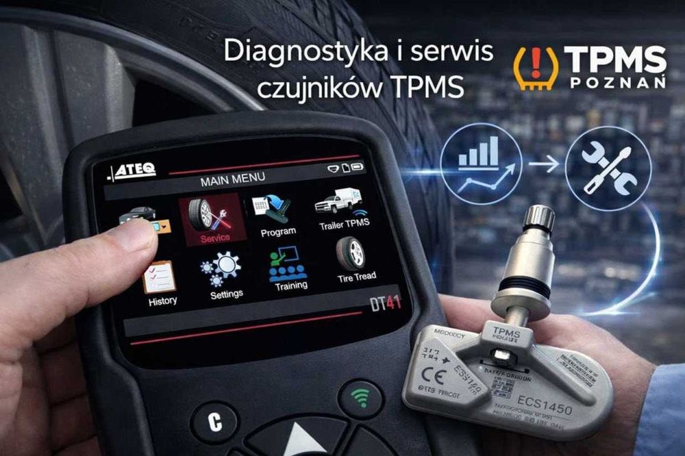 Adaptacja, programowanie, klonowanie i diagnostyka czujników w oponach