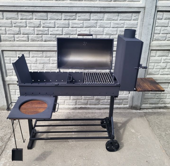 ХИТ! 3/4/5мм! Мангал Барбекю с Коптильней + Печь под Казан