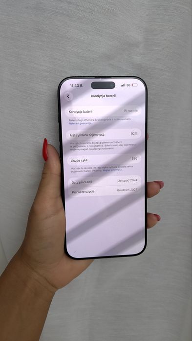 IPHONE 16 PRO MAX 256 g czarny 92%