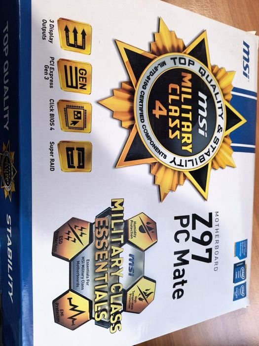 MSI Z97 PC MATE + i5-4590 + 16GB DDR3 MHz