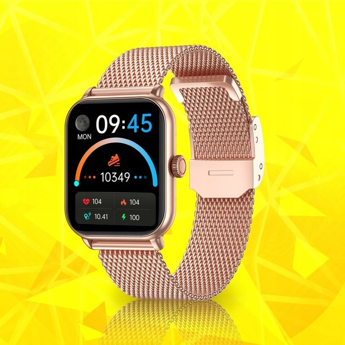 Smartwatch Zegarek Menu Damski Rozmowy Polskie Sport Męski Pl Puls Wat