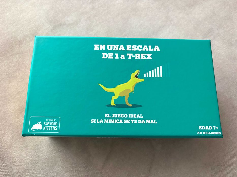 En una escala de 1 a T-rex Jogo Tabuleiro