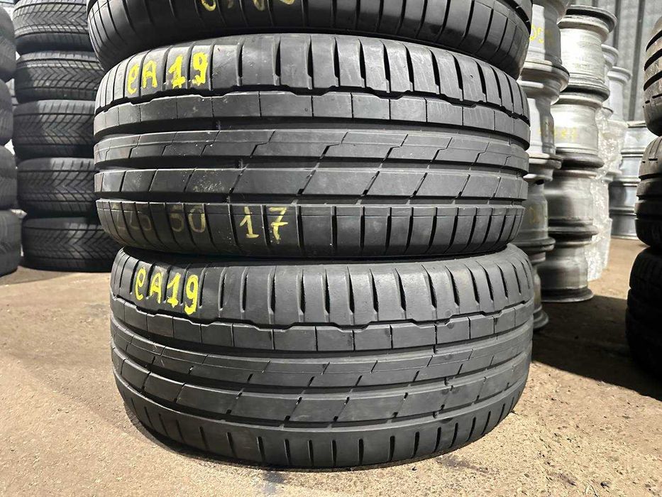 Шини б/у ЛІТО 225/50 R17 Hankook Ventus evo3 90% комплект гума EA19