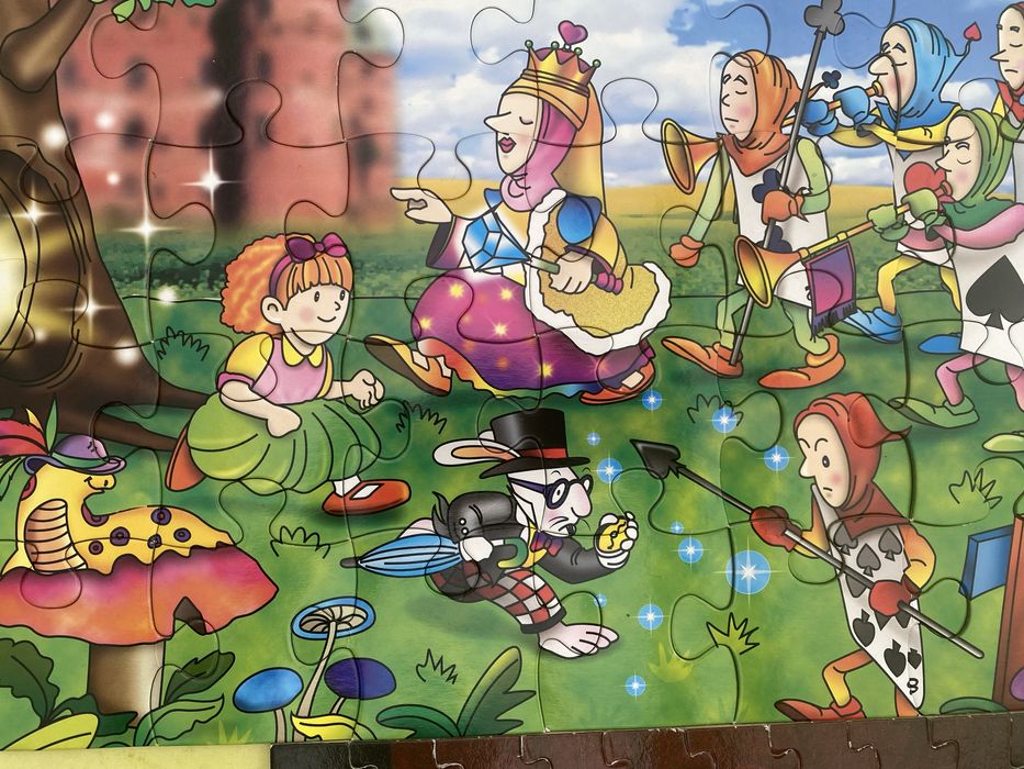 5 Puzzles Alice no Pais das Maravilhas