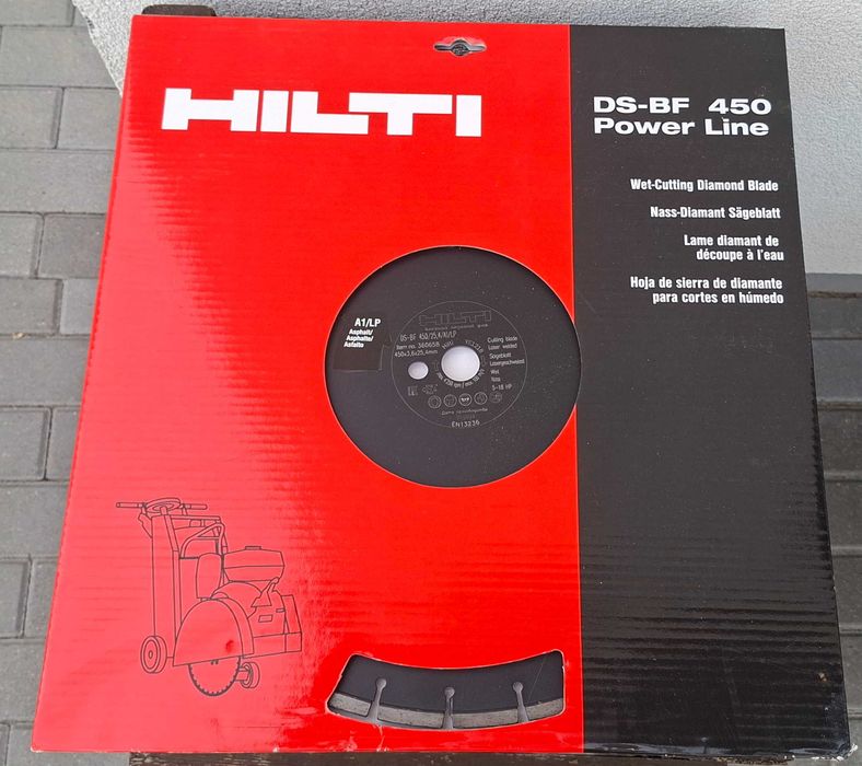 Tarcza diamentowa Hilti DS-BF 450/25,4/A1/LP Power line do pily jezdnej