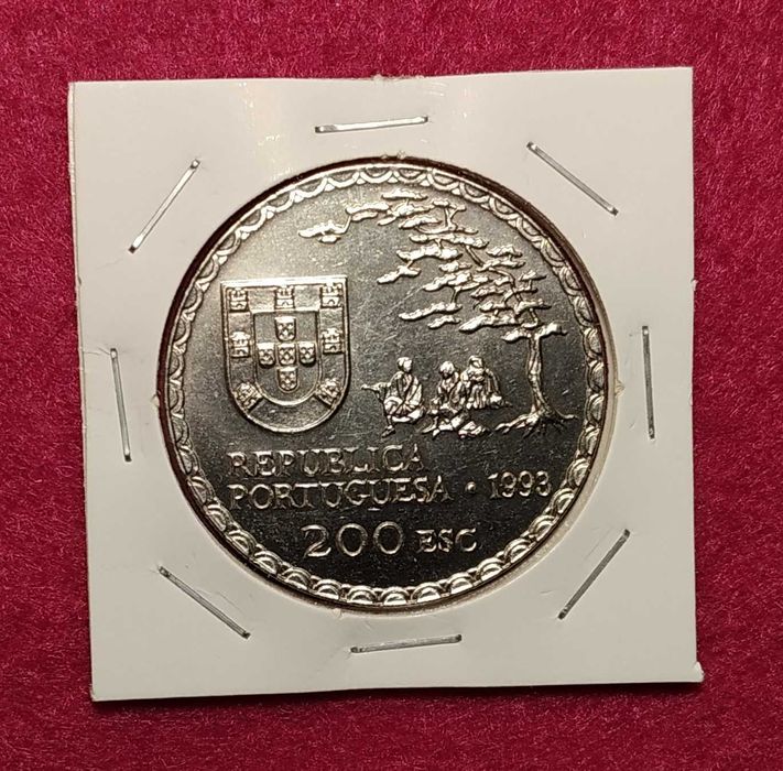 Portugal - moeda comemorativa de 200 escudos de 1993