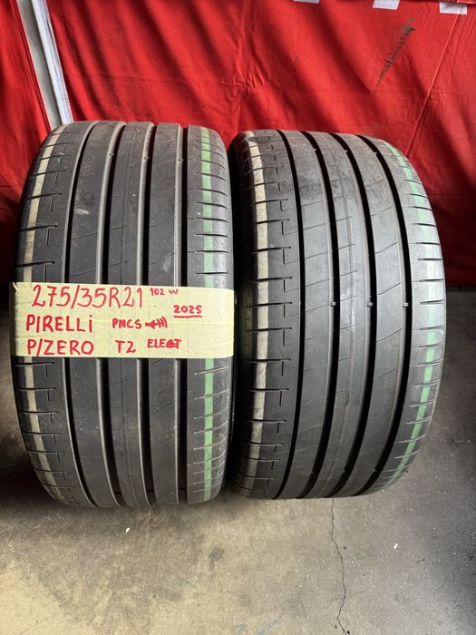 Pneus 275/35/21 Pirelli P/Zero  Homolgacao Tesla como novos