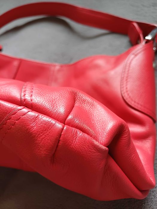 Le Tanneur skórzana torebka hobo shopper na ramię do ręki