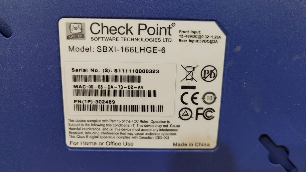 Межсетевой экран Check Point