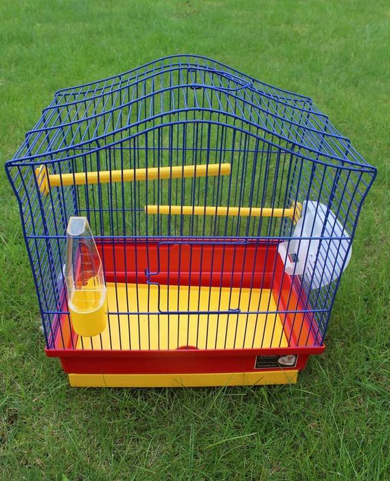 Klatka dla ptaków ,kanarków , papug Pet Inn Ischia czerwone dno.