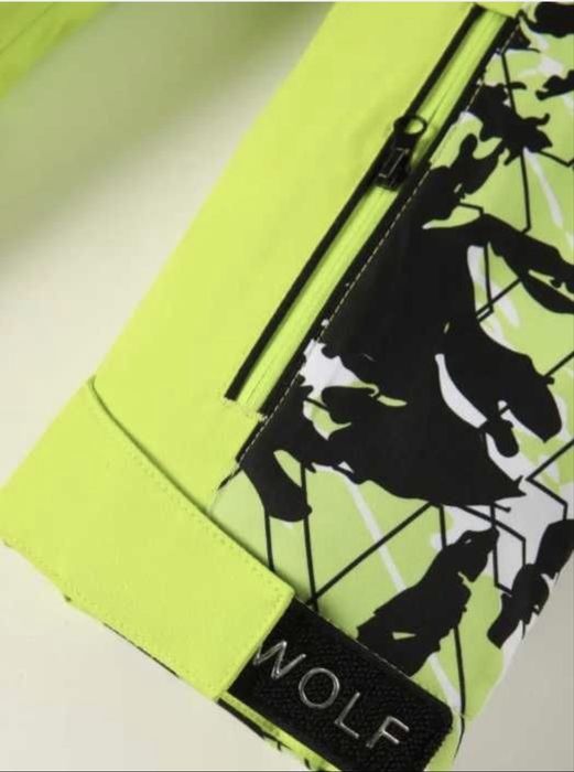 Лижній яскравий костюм теплий приктичний з екраном