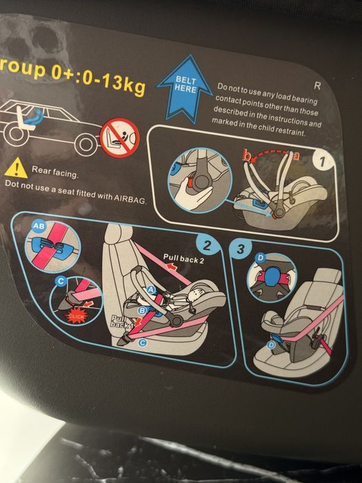 Дитяче автокрісло El Camino Newborn+ 0-13кг