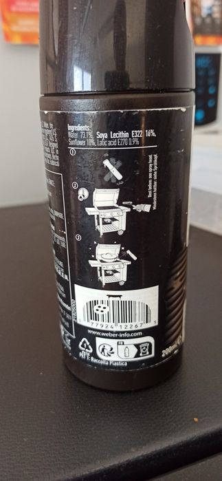 Płyn do ochrony żeliwa Weber 200 ml Biodegradowalny