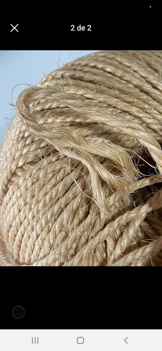 Fio sisal rolos novos
