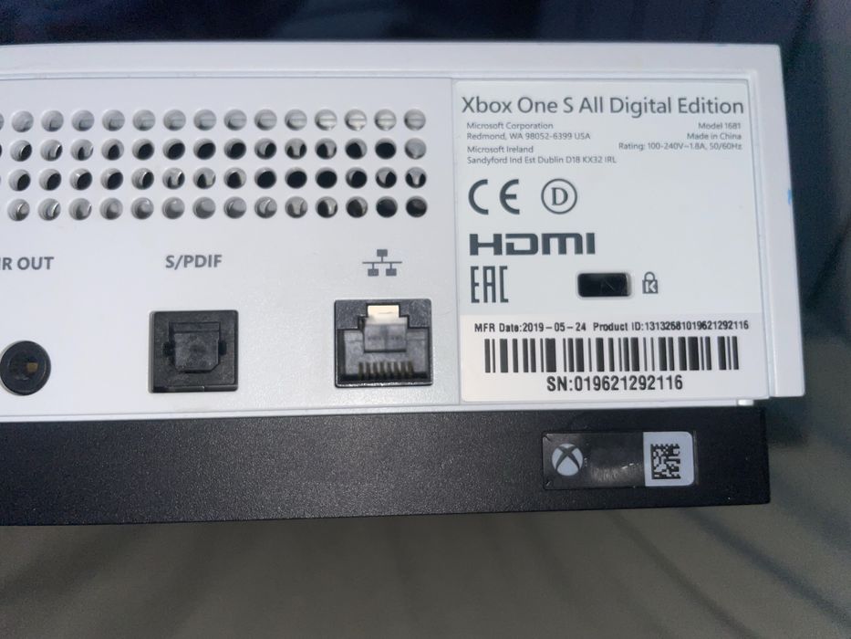 Xbox one s all digital