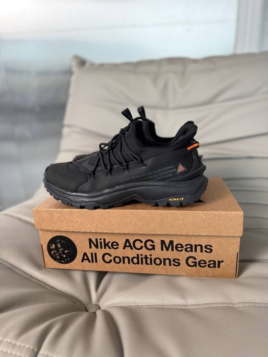 Кросівки Кроссовки Nike Air Terra Antarktik Gore-Tex Black Черный Чорний Кросовки Демісезон