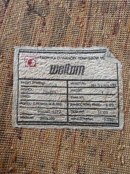 Dywan 200x300 cm Weltom - PRL