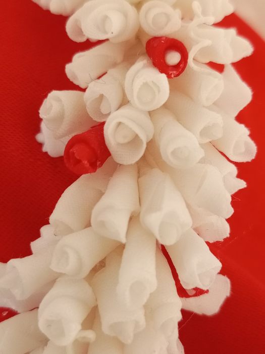 Традиційний весільний український віночок (білий віск/парафін)