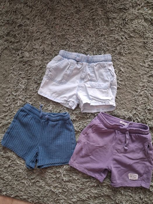 3 pack spodenek krótkich na lato r. 92