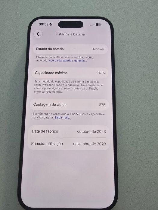 Iphone 15 pro black 256gb