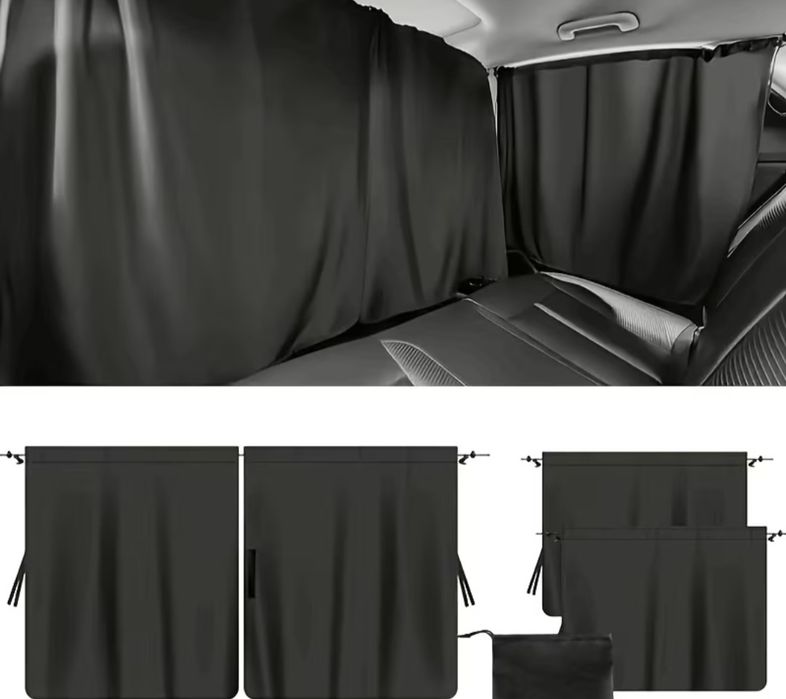 Coniunto de 4 cortinas para carro.
Novas.