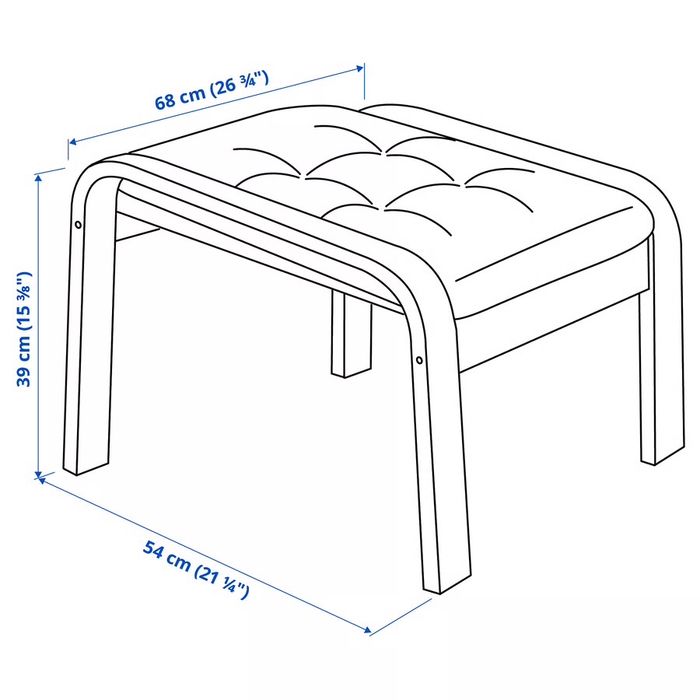 Poltrona e repousa-pés IKEA