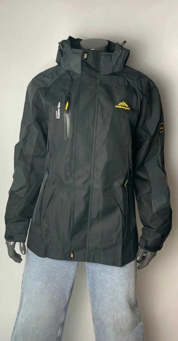 Wodoodporna oddychająca solidna kurtka trekkingowa rozm. XL [967]