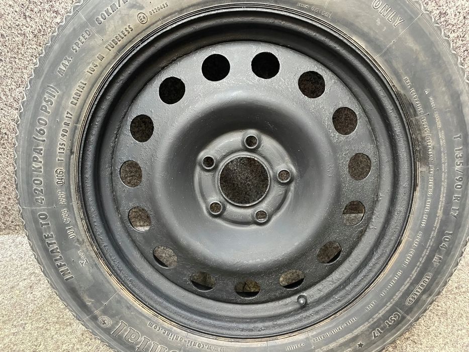 Kolo dojazdowe zapasowe zapas R17 135/90 5x120 ET18 BMW X3 E83
