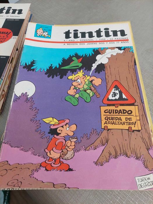 Revista Tintin – 4º Ano (1971) – lote grande (45 números)