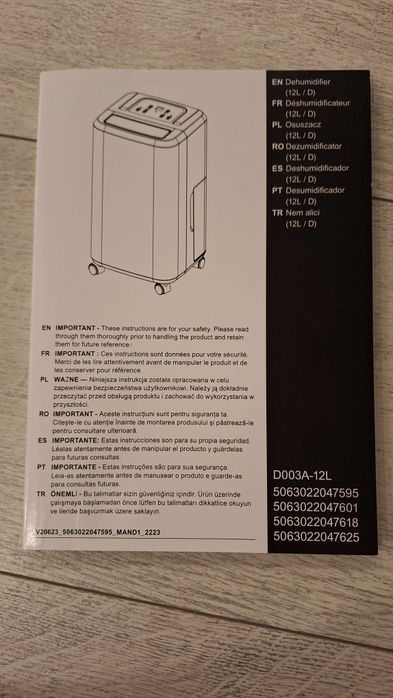 Osuszacz powietrza  Good Home D0003A-12L