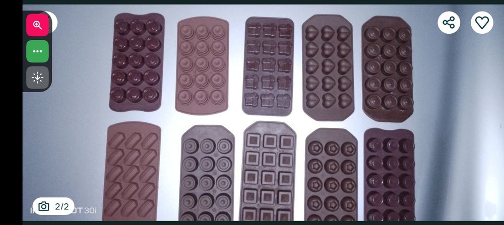 Formas para chocolate