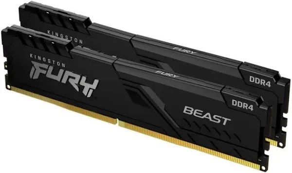DDR4 16GB 3200 MHz Fury Beast Black Kingston Fury 2*8Gb