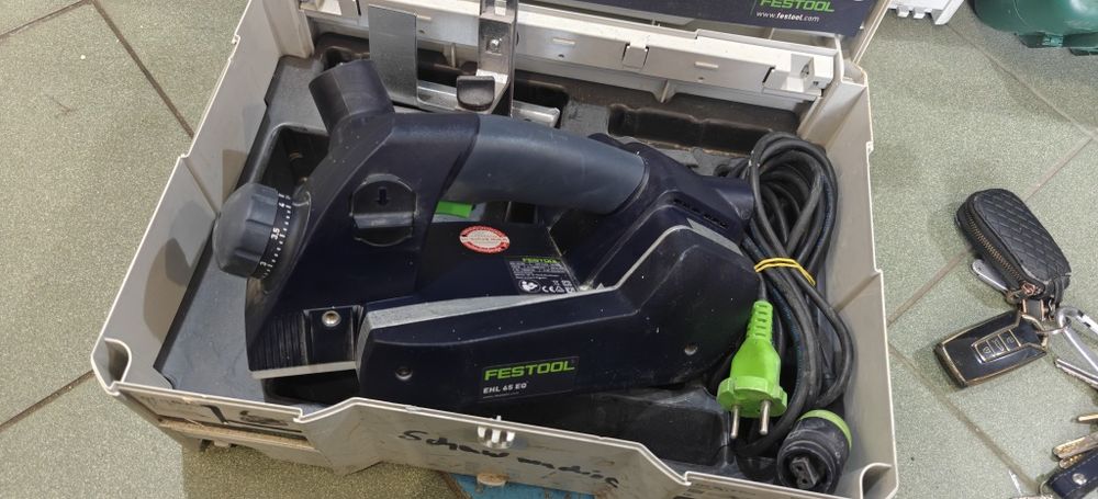 Festool Strug jednoręczny EHL 65 EQ-Plus 576247..Jak nowy.. PAT-KOM
