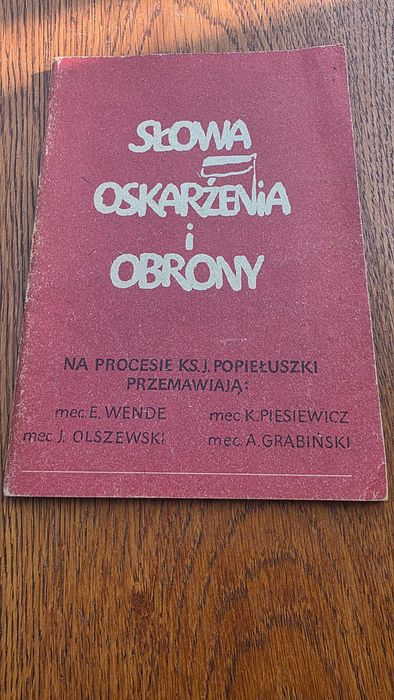 Słowa oskarżenia i obrony na procesie Popiełuszki