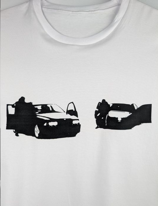 Koszulka - PRO8L3M Problem Zespół Ground Zero Art Rap T-shirt Tee Auta (Rozmiar M)