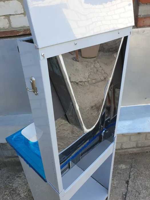 Умывальник дачный "Мойдодыр" весь из нержавеющей стали