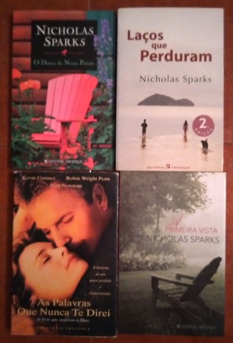 4 Livros de Nicholas Sparks