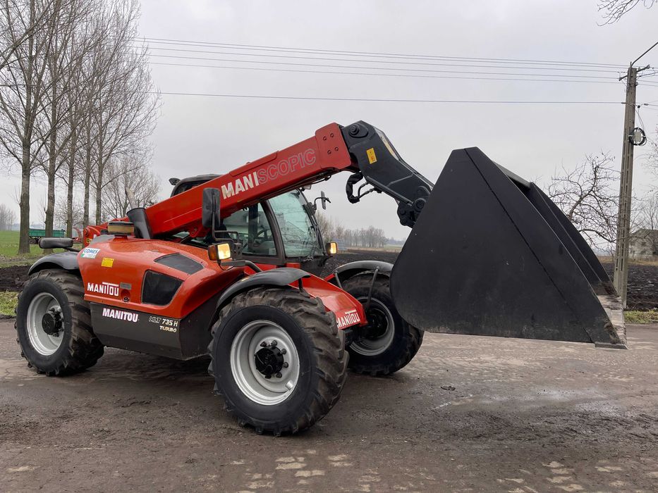 Ładowarka teleskopowa Manitou MLT 735 Rok 2006_Perkins,4X4_7 Metrów