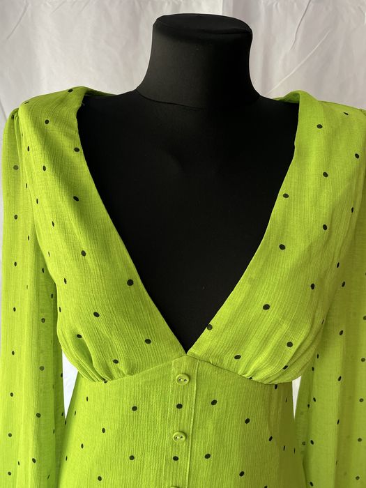 Сукня зеленого кольору в горох бренду Emory park