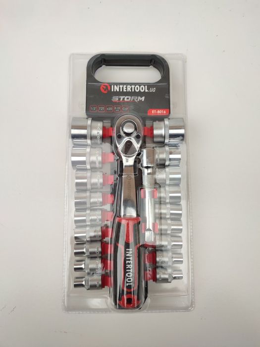 Набор головок 3/8 6-24 мм   1/2 8-32 мм 20 ед INTERTOOL STORM