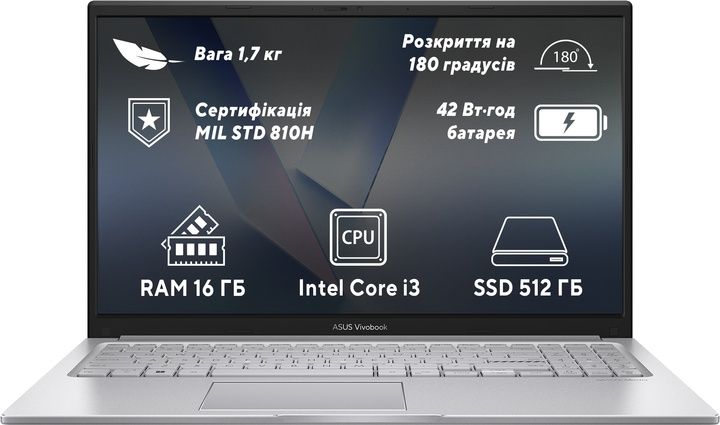 Ноутбук ASUS Vivobook 15 X1504VA-BQ2684