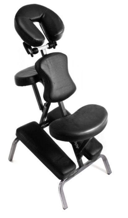 Cadeira Metálica Massagem c/ acessórios e saco de transporte