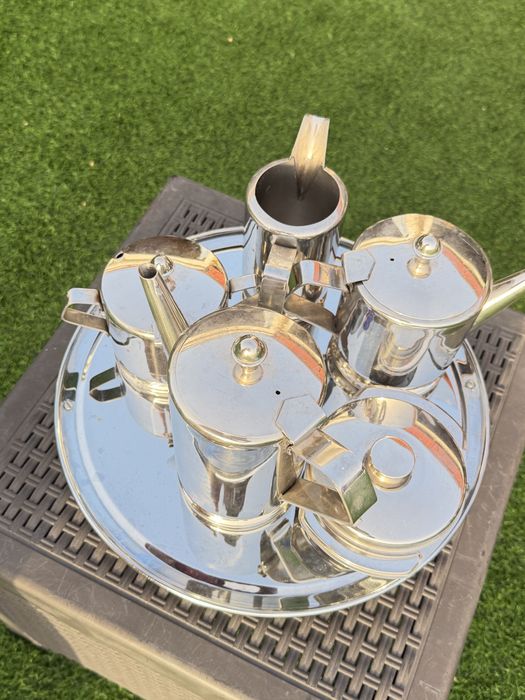 Conjunto de cha de inox