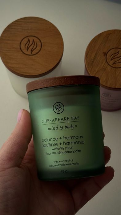 Набір ароматичних свічок Chesapeake Bay Mind & Body (3 шт)