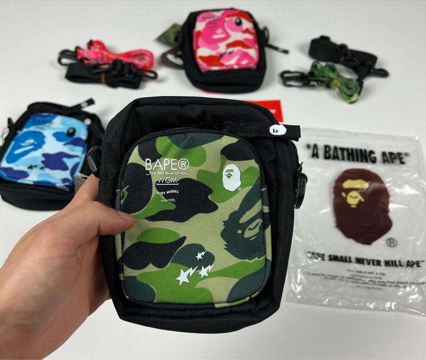 Сумочки A Bathing Ape Bape Camo Pink Blue Green — zdjęcie 4