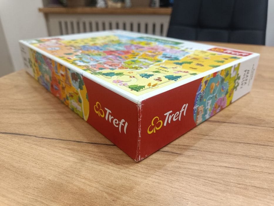 Puzzle edukacyjne Mapa Polski Trefl, wiek 4+, 54 części